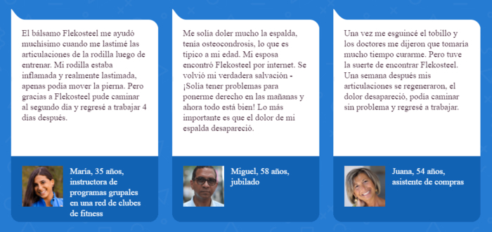 flekosteel testimonies 